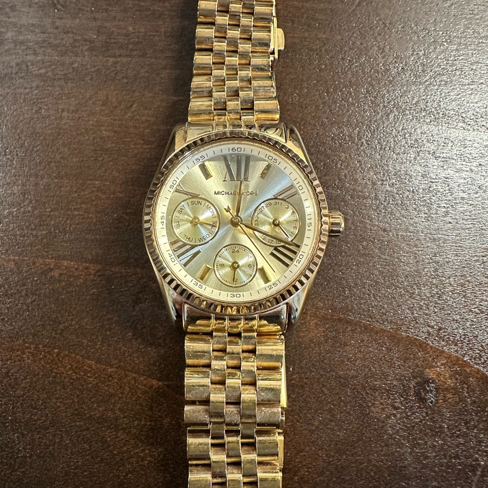 Michael Kors Gold Chronograph Watch